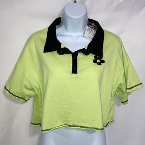 Cropped Polo Vintage 90s 2000s Style Juniors Large